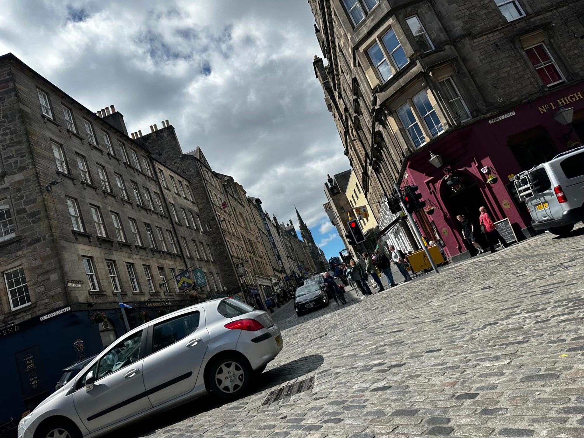 Old House In Central Of Old Town Edimburgo Exterior foto